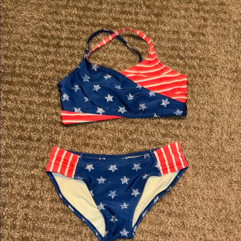 Art Class Red and Blue Star Bikini